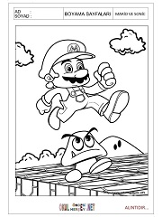 Mario And Sonic boyama sayfaları